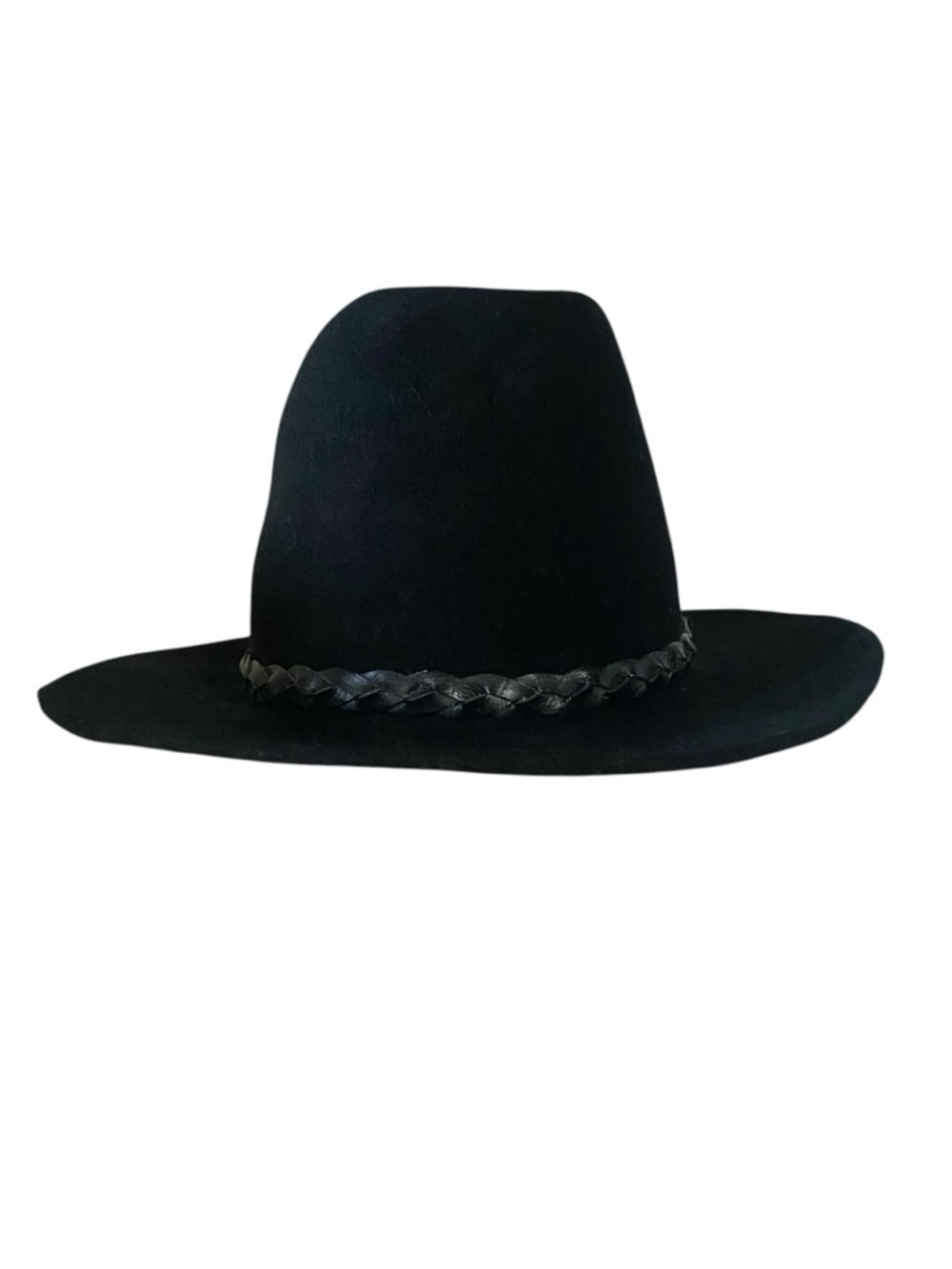 Rockmount Ranch Wear Wool Cowboy Cowgirl Hat Braided Band Made in USA Size L